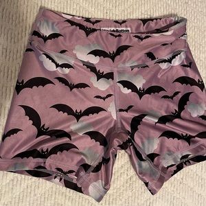 Halloween BATS workout shorts